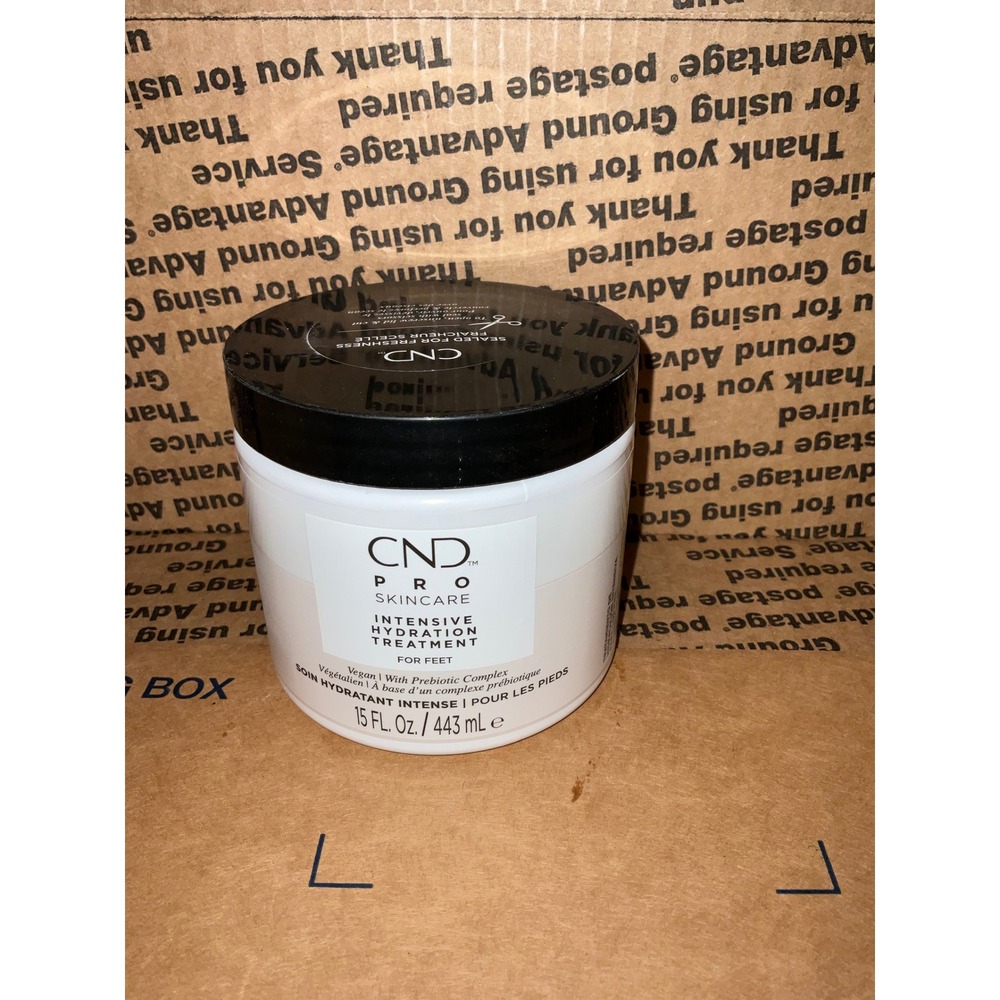 CND Intensive Hydration Treatment Vegan Prebiotic Complex Foot Mask Jar nails